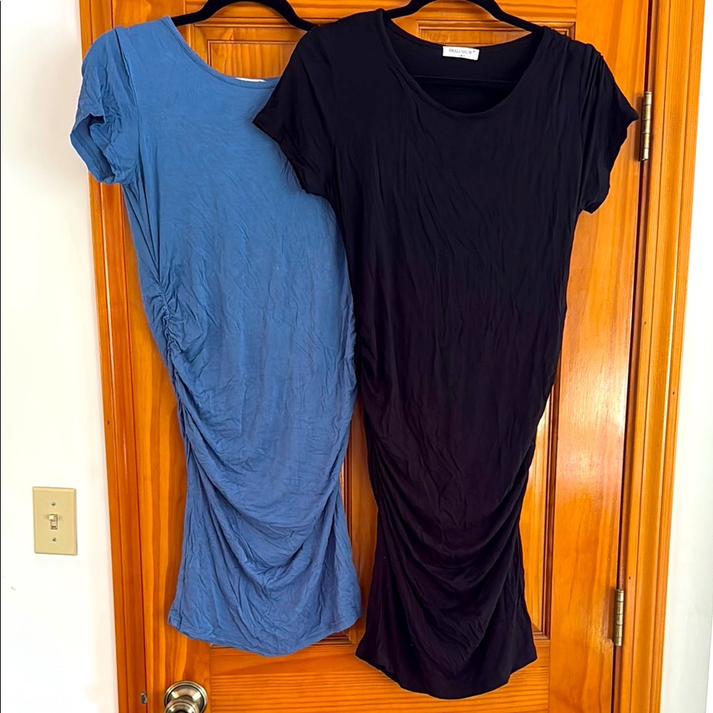 Blue and Black Maternity Dresses